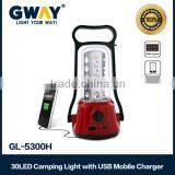LED Camping Lantern With USB Mobile Charger 4V2500mAH Sealed Lead-acid Battery thumbnail-2