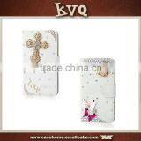 New Fashion Leather Flip Cover Case Stick Bling Crystal Diamonds for ZTE Blade A711 4G LTE thumbnail-5