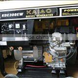 DC 300A AC Single Phase 3KW Diesel Welder Double Use Generator Power Set(KDE300EW)