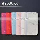 Lastest High Quality Cellphone Leather Flip Cover for Huawei p8