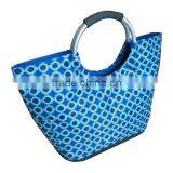 Polyester Shopper Bag With Aluminum Handle thumbnail-1