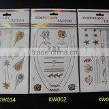 2015 Arabic Tattoos/metallic Tattoo Ink Tattoo/flash Tattoo/jewelry Temporary Tattoo in Stock thumbnail-3