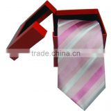 men's 100% polyester woven gift neck tie