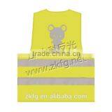 Fluorescent Yellow Childern Reflective Safety Clothing With High Visibility thumbnail-4