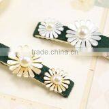 Fashion Lovely Decorative Flower Pearls Hair Clip Hair Accessory thumbnail-6