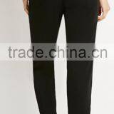 High Quality Casual New Arrival Women Black Flared Trousers Casual Pants thumbnail-4