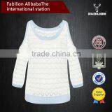 New Spring Water Ripple Medium Slim Strapless Sweater Hedging Custom Design Sweater thumbnail-5