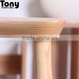 Classic Wood Living Furniture Concise Wooden Chair thumbnail-5