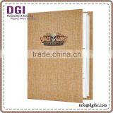 Christmas New Hot Items for 2016 Special Offer High Quality Beautiful Menu Cover / Embossed Menu Folder thumbnail-6