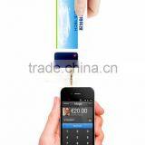 Manual mobile card reader and writer for card payment system MT531