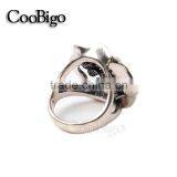 Fashion Jewelry Rhinestone Flower Ring Vantage Style Women Party Show Gift Dresses Apparel Promotion Accessories thumbnail-3