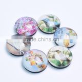 high quality promotional personalized glass fridge magnet