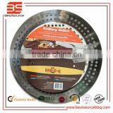 Non-Stick Skillet Basket BBQ Pan With Wood Handle High Quality thumbnail-1