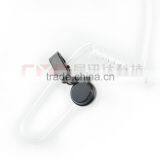 Earpiece Headset PTT Mic For Radio Kenwood Acoustic Tube Earphone thumbnail-5