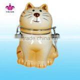 Ceramic Cat Clip Canisters Wholesale thumbnail-1