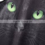 Lady Clothing Backless Black Cat Image Printed Fabric Swimming Wear for Girls thumbnail-3