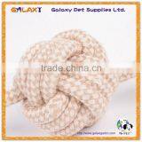 R 33402 Custom Colorful Knot Cotton Rope Pet Toys For Dogs Tug Training Interactive Chewing Puppie Toys Dog Rope thumbnail-3