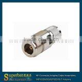 N-TNC Adapter N Jack to TNC Plug Straight Coaxial Splitter thumbnail-1