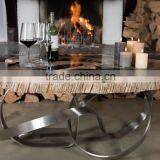 Unique Designer Coffee Table of Petrified Wood thumbnail-2