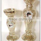 Silver Shaped Glass Candle Holder Ornaments thumbnail-1