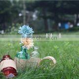 Best Selling Items Lovely Small Round White / Red / Yellow / Blue / Green / Purple Glass Flower Vase Wholesale thumbnail-6