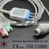 ECG 3 Lead Cable and Leadwires for M & D Patient Monitors