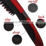 2016 New Arrive Ionic Hair Straightener Brush With Ceramic Coating NASV Hair Straightening Brush Electric LCD Hair Straightening thumbnail-3