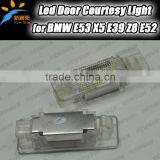 2X18 SMD Car LED Courtesy Door Light Xenon White LED Car Door Lamp For BMW E53 X5 E39 Z8 E52 5 Series Canbus Error Free