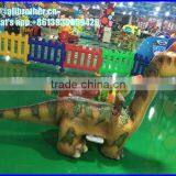 Coin Operated Animatronics Walking Dinosaur Puppet