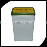 Popular Rectangle Metal Tin Can / Coffee Tin Box/tin Tea Packaging Box