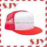Flat Brim Promotional Wholesale Blank Trucker Hat thumbnail-3