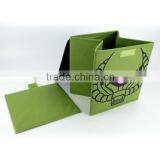 Cardboard Fabric Foldable Storage Box thumbnail-4