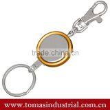 Factory Wholesale Nice Quality Metal Trolley Coin Keyring