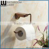 Promotional Fancy Design Zinc Alloy Rose Gold Finishing Bathroom Accessories Wall Mounted Toilet Paper Holder thumbnail-2