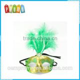 Different Colored Halloween Feather Masquerade Mask for party