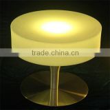 Mutli color change plastic LED Illuminated Round Table