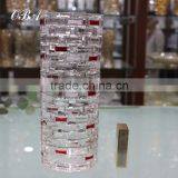Party Wedding Decor Superior Quality Machine-made Glass Flower Vase,A Series Of The Straight Cylinder Vase thumbnail-2