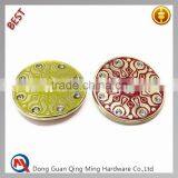 Hot Sale Diamond Decorated Stone Metal Button For Cloting