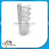 Acrylic Transparent Wall Mounted Eyewear Shelves Slatwall Sunglass Display Rack thumbnail-2