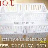 the decoration plastic baby chicken transport box for logistic with truck
