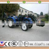 High Quality 40hp Mini Tractor With Backhoe Loder 4WD With CE thumbnail-1