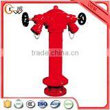 2 Way 4 Inch BS Standard Pillar Fire Hydrant With Valves