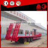 China Manufacturer Lowboy Flatbed Semi Trailer Truck thumbnail-3