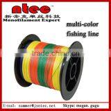 China NTEC High Quality Multi-color Pe Braid Line 4 Stands Pe Fiber Fishing Line