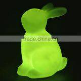Easter Decoration Bunny Colorful Lamp Mini Sensor Night Light for Children Lights thumbnail-5