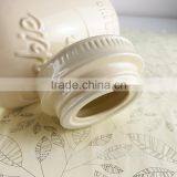 OEM Sculpture Style Ceramic Baby Milk Bottle Tea Coffee and Sugar Storage Jars thumbnail-2