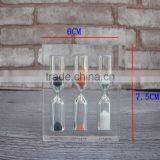 Clear Resin Block Timer Creative Mini 1minute Count Down Timer thumbnail-2