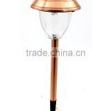 4pk Stainless Steel Solar Garden Lawn LED Path Light thumbnail-2