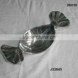 Cast Metal Bowl With Enamel Made in Aliminium Metal With Polish