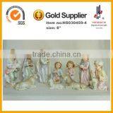China Nativity Set Christmas Holiday Jesus Birth Handmade 12 Figures thumbnail-1